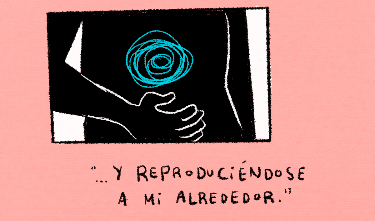 ... y reproduciéndose a mi alrededor.